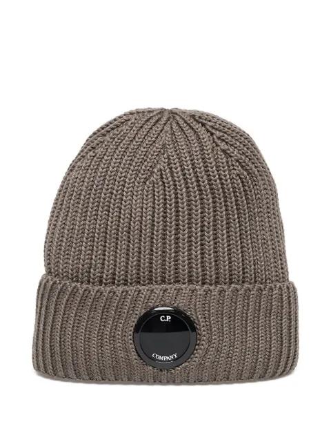 merino wool lens beanie by C.P. COMPANY