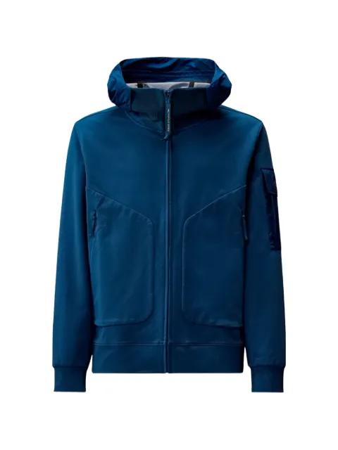 metropolis series stretch fleece mixed hoodied sweatshirt by C.P. COMPANY