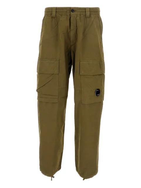 multi-pocket cargo straight-leg trousers by C.P. COMPANY