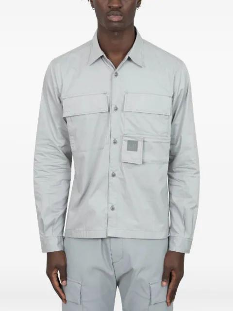 multi-pocket organic-cotton shirt by C.P. COMPANY