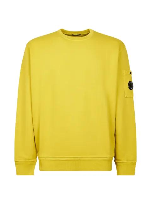patch-pocket crew-neck sweatshirt by C.P. COMPANY