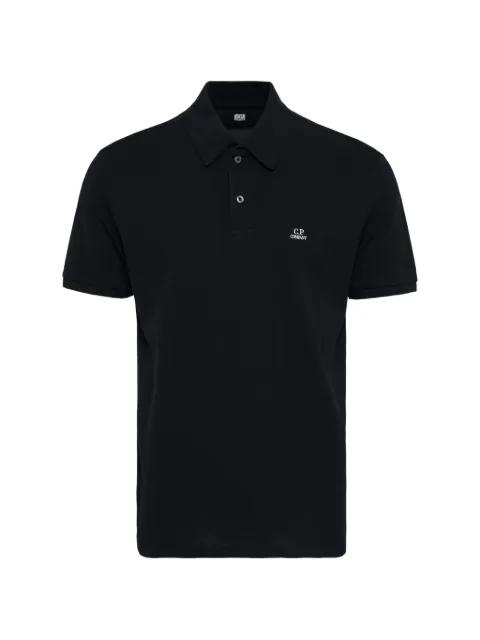 piqué-weave short-sleeve polo shirt by C.P. COMPANY