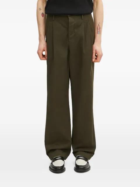 pleated straight-leg trousers by C.P. COMPANY