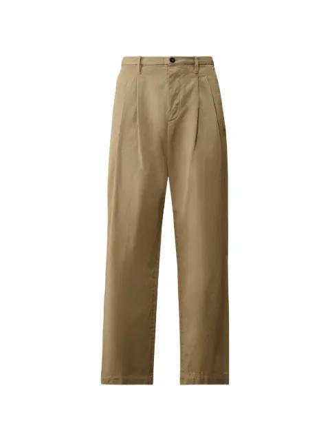pleated straight-leg trousers by C.P. COMPANY