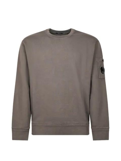 pocket crew-neck sweatshirt by C.P. COMPANY