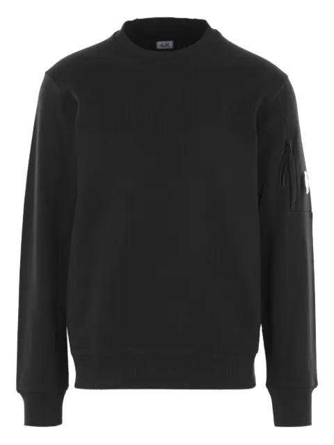 pocket-detail crew-neck sweatshirt by C.P. COMPANY