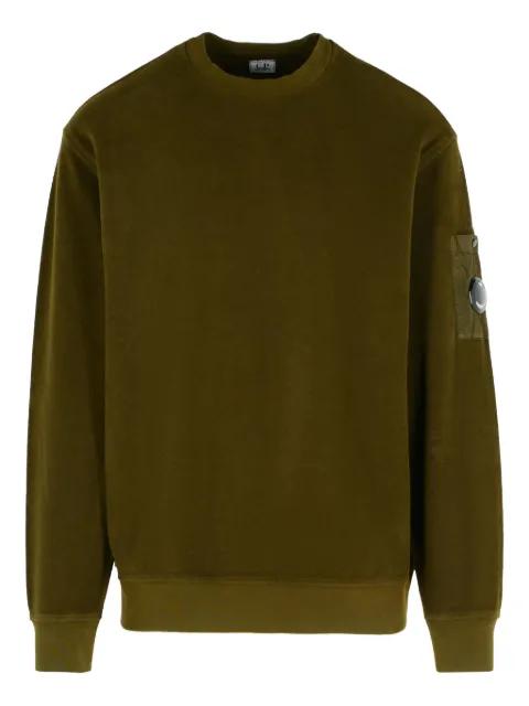 pocket-patch crew neck sweatshirt by C.P. COMPANY