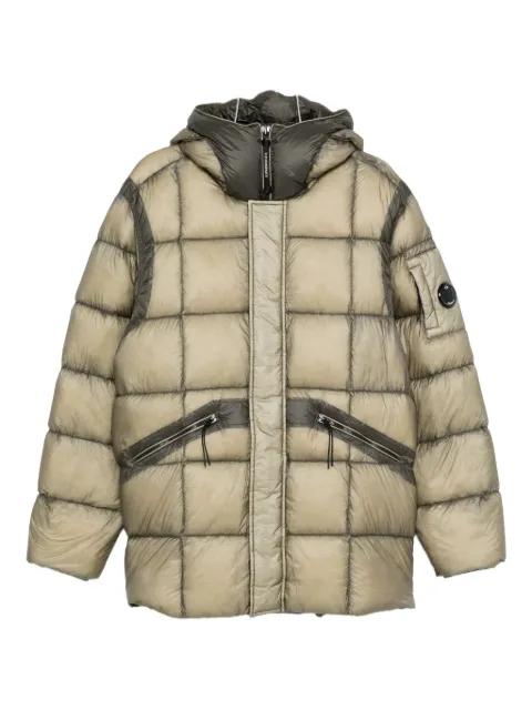 quilted hoodied jacket by C.P. COMPANY