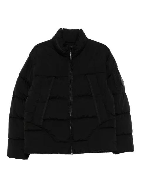 quilted panelled jacket by C.P. COMPANY
