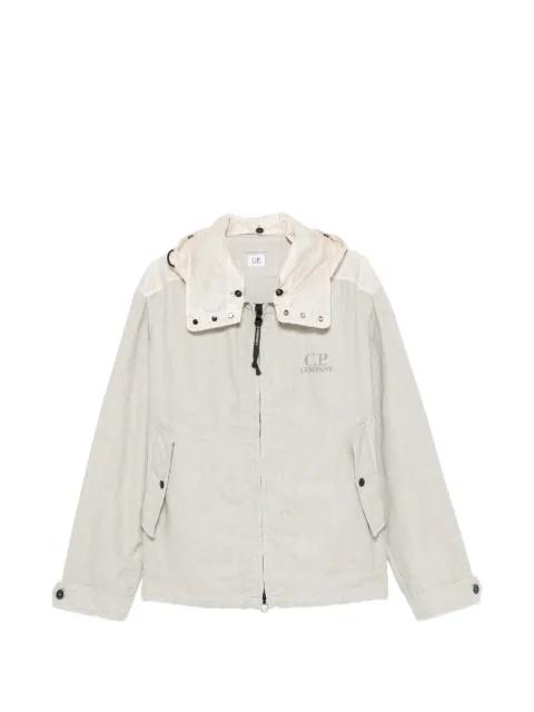 rafia-R mixed goggle jacket by C.P. COMPANY