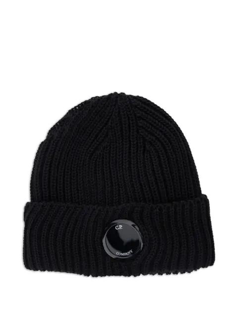 ribbed beanie hat by C.P. COMPANY
