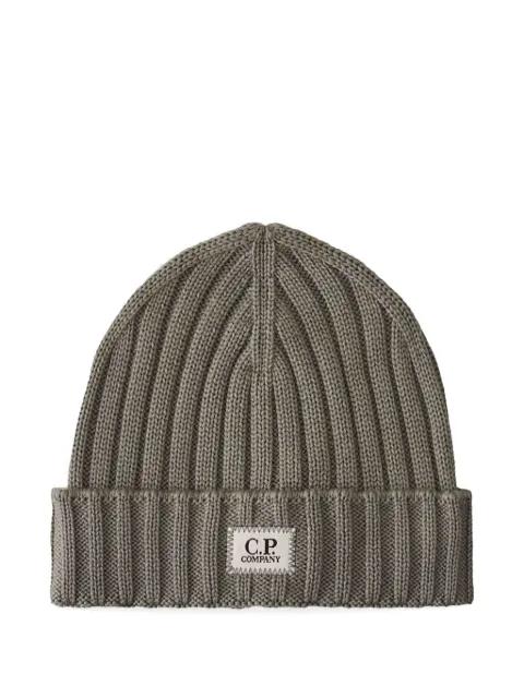ribbed cotton beanie hat by C.P. COMPANY