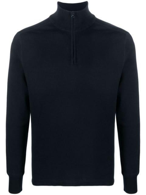 roll-up cotton jumper by C.P. COMPANY