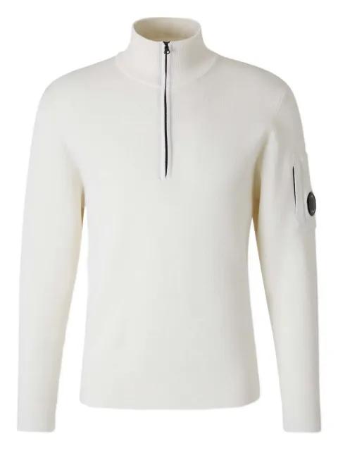 rollneck zip sweatshirt by C.P. COMPANY