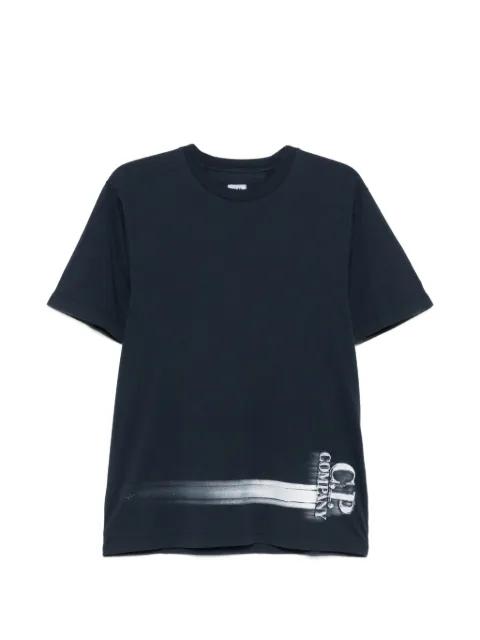 short-sleeve graphic-print T-shirt by C.P. COMPANY