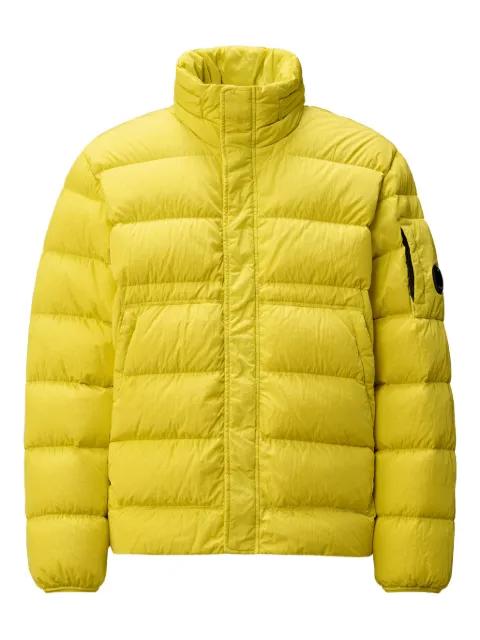 sleeve-detail quilted jacket by C.P. COMPANY