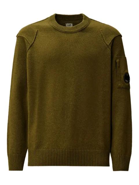 sleeve-pocket sweater by C.P. COMPANY