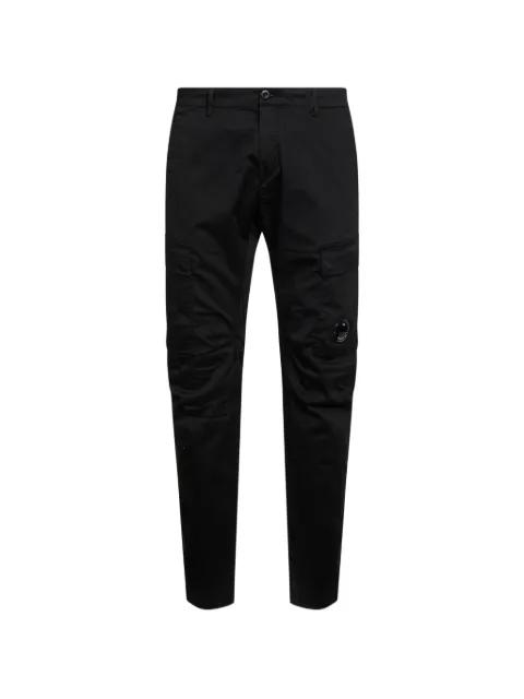 stretch sateen regular cargo pants by C.P. COMPANY