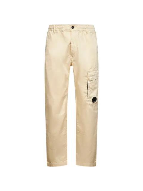 stretch sateen regular cargo pants by C.P. COMPANY