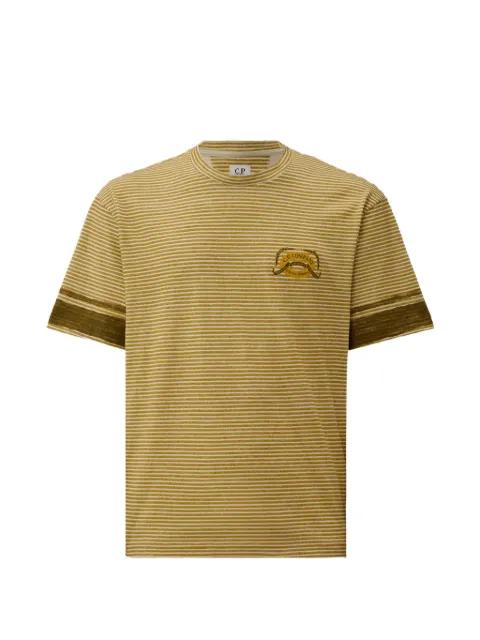 striped short-sleeve T-shirt by C.P. COMPANY