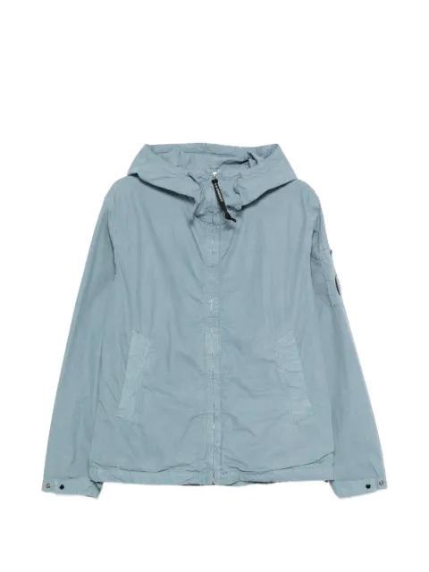 zip-fastening lens-detail hoodie by C.P. COMPANY