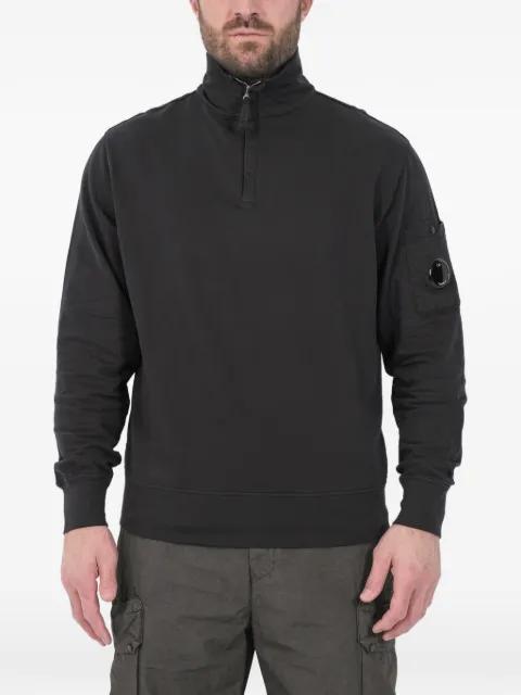 zip funnel neck sweatshirt by C.P. COMPANY