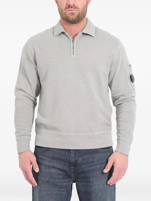 zip polo sweatshirt by C.P. COMPANY