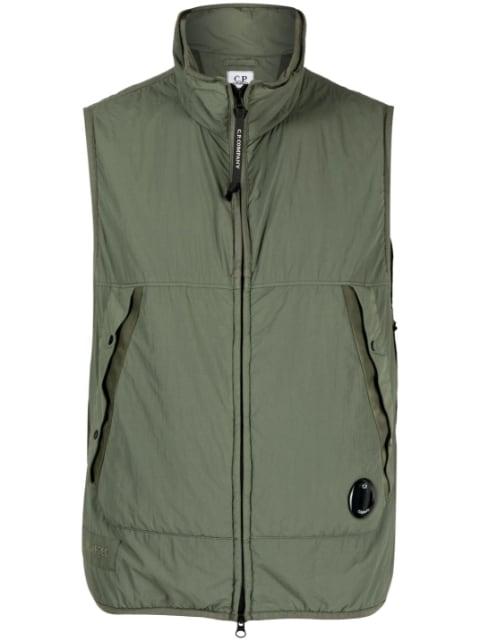 zip-up padded gilet by C.P. COMPANY