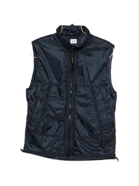 zip-up sleeveless gilet by C.P. COMPANY