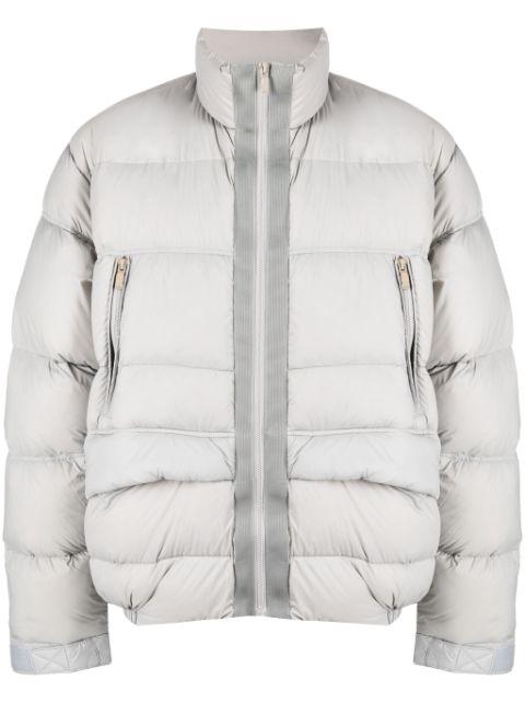 high-neck padded jacket by C2H4