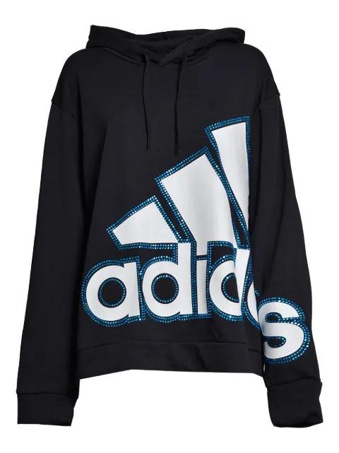 x Adidas logo-print hoodie by CABAN ROMANTIC