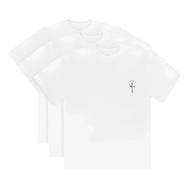 Cactus Jack by Travis Scott CJ Tee 3-Pack 'White' by CACTUS JACK BY TRAVIS SCOTT Cactus Jack by Travis Scott CJ Tee 3-Pack 'White' by CACTUS JACK BY TRAVIS SCOTT
