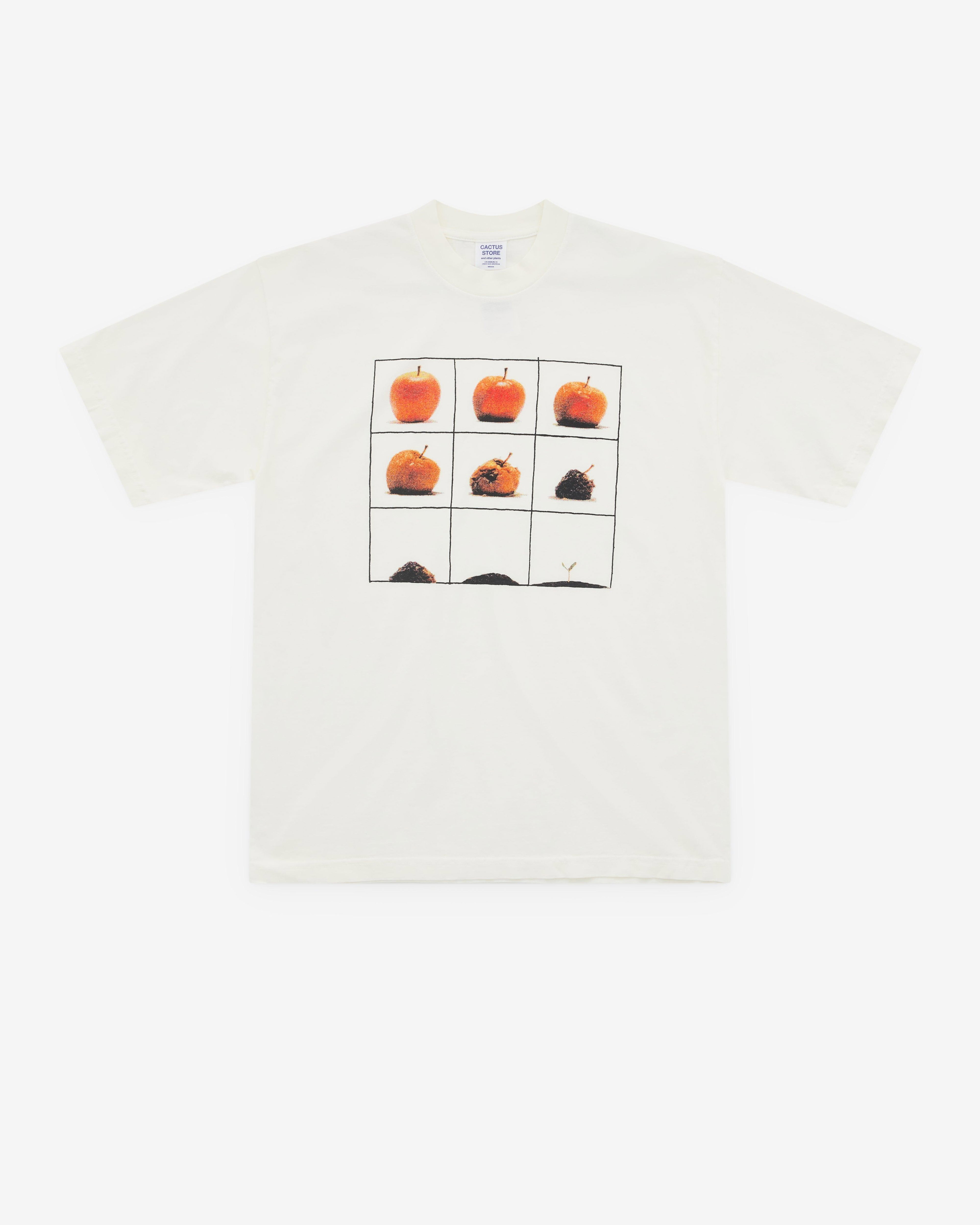 Cactus Store - Men’s Appleseed T-Shirt - (White) by CACTUS STORE