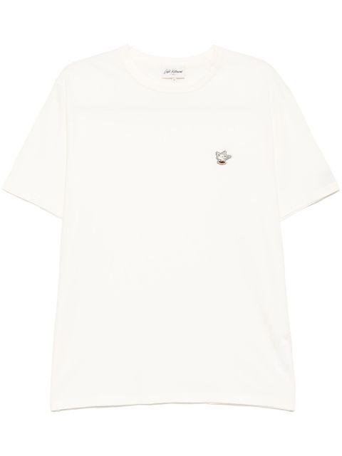 Barista Fox Patch Relaxed T-shirt by CAFE KITSUNE