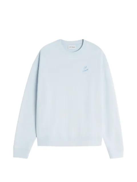 logo-embroidered sweatshirt by CAFE KITSUNE