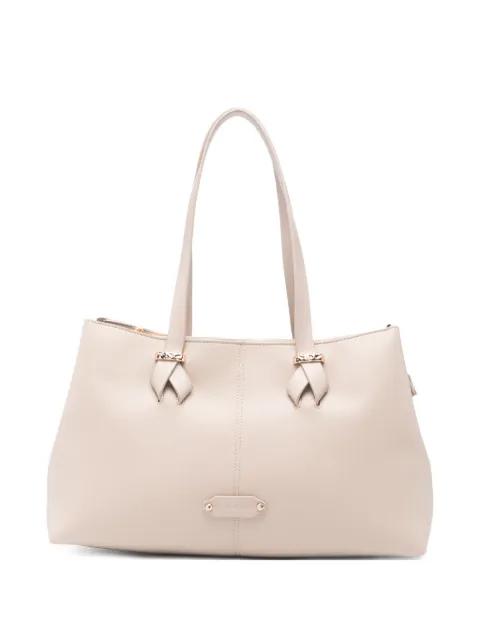 logo-plaque tote bag by CAFENOIR