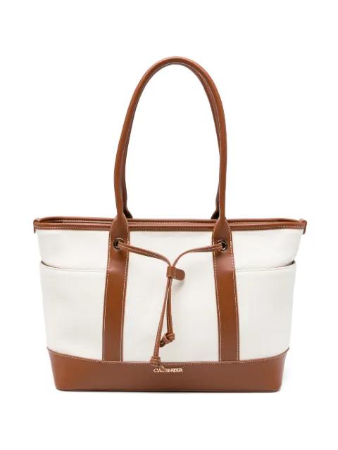 logo-plaque tote bag by CAFENOIR