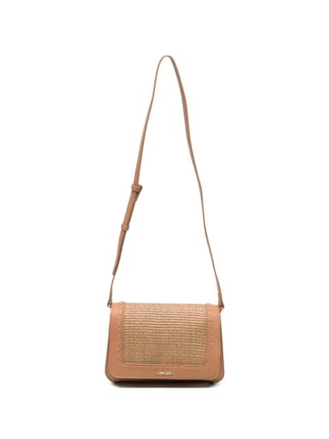 raffia-effect shoulder bag by CAFENOIR