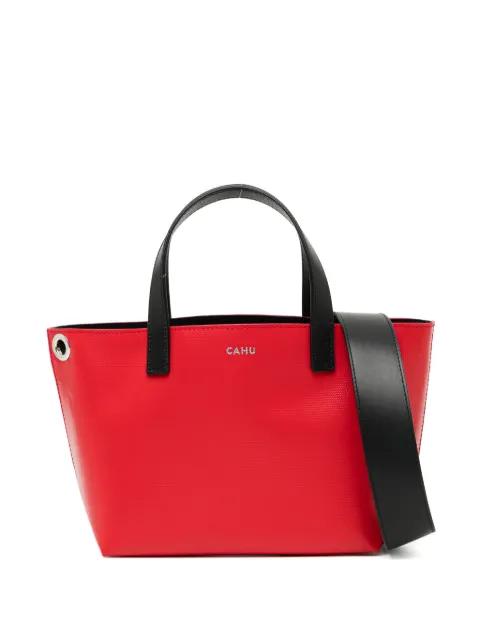 logo-printed tote bag by CAHU