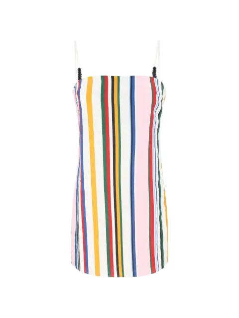 Ancona striped-pattern mini dress by CALA DE LA CRUZ
