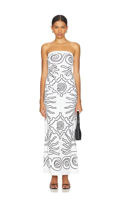 Cala de la Cruz Daphne Dress in Black by CALA DE LA CRUZ