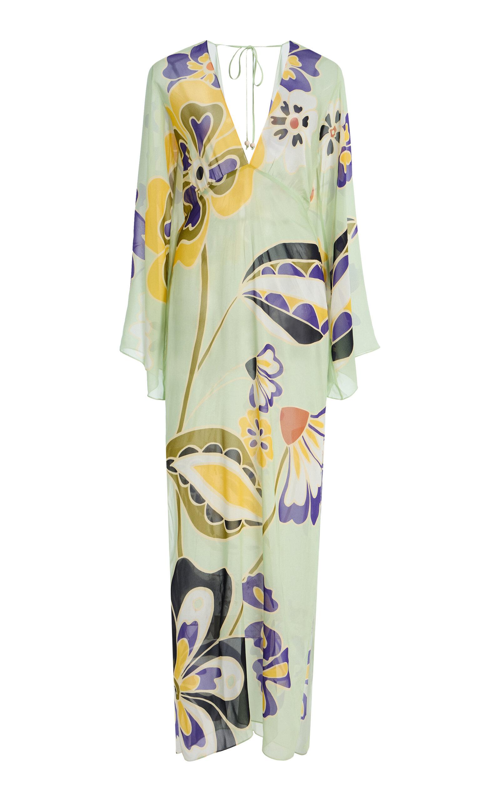 Cala de la Cruz Exclusive La Isla Aysha Georgetteaxi Kaftan -oda Operandi by CALA DE LA CRUZ