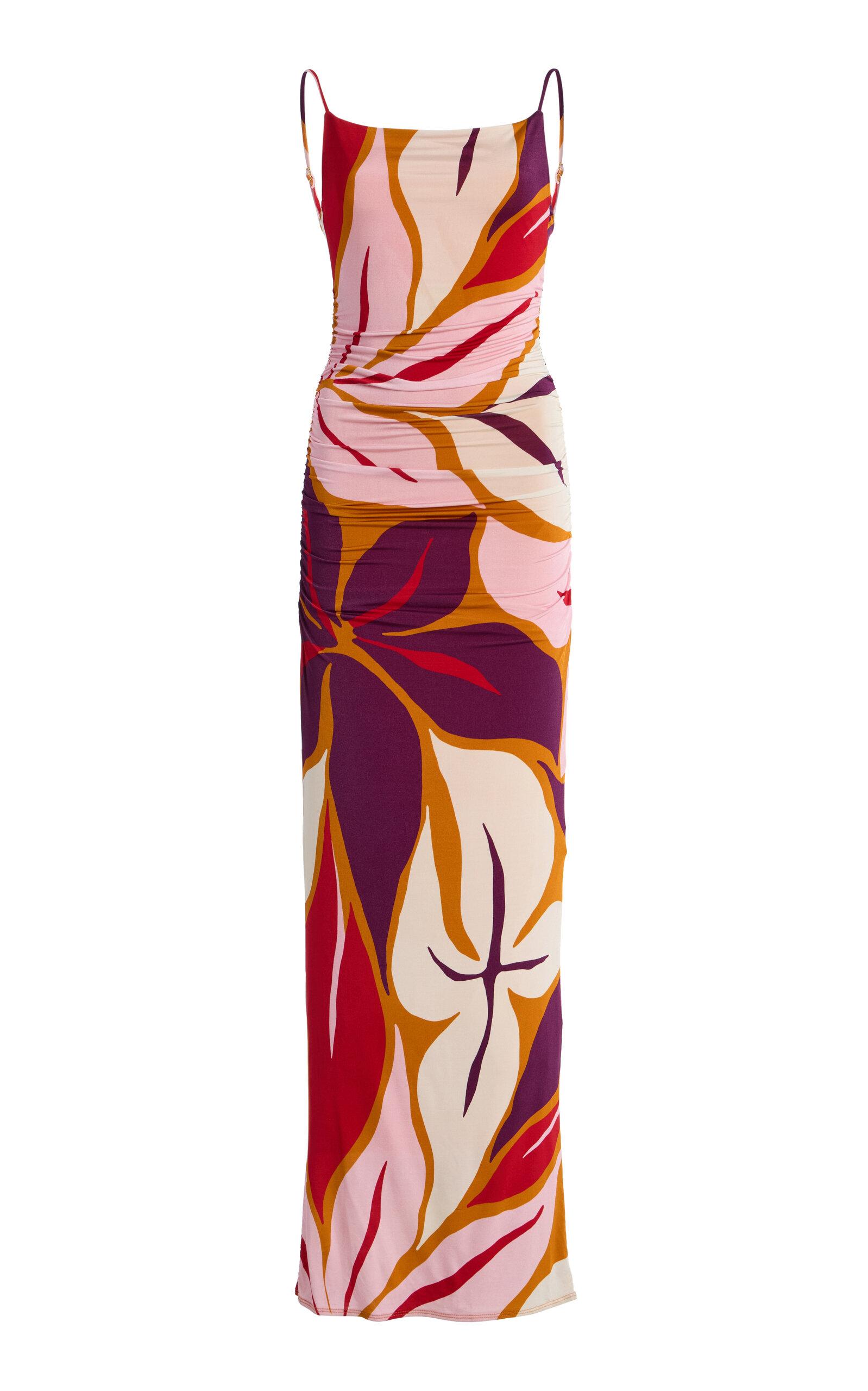 Cala de la Cruz Kim Printed Maxi Dress - Moda Operandi by CALA DE LA CRUZ