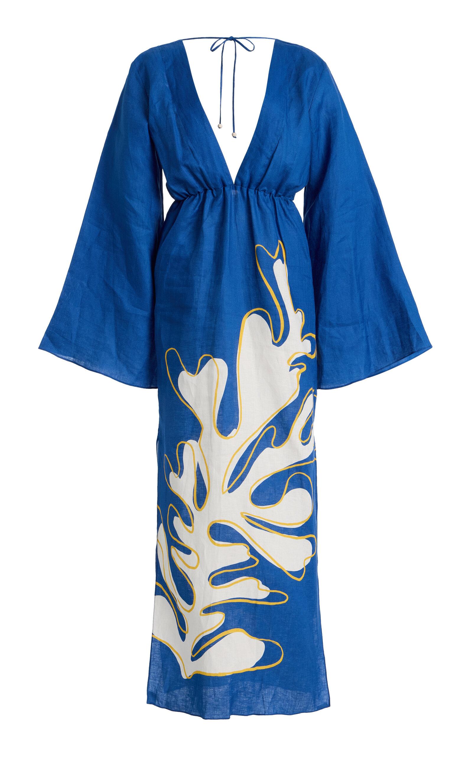 Cala de la Cruz Odele Linen Kaftan - Moda Operandi by CALA DE LA CRUZ