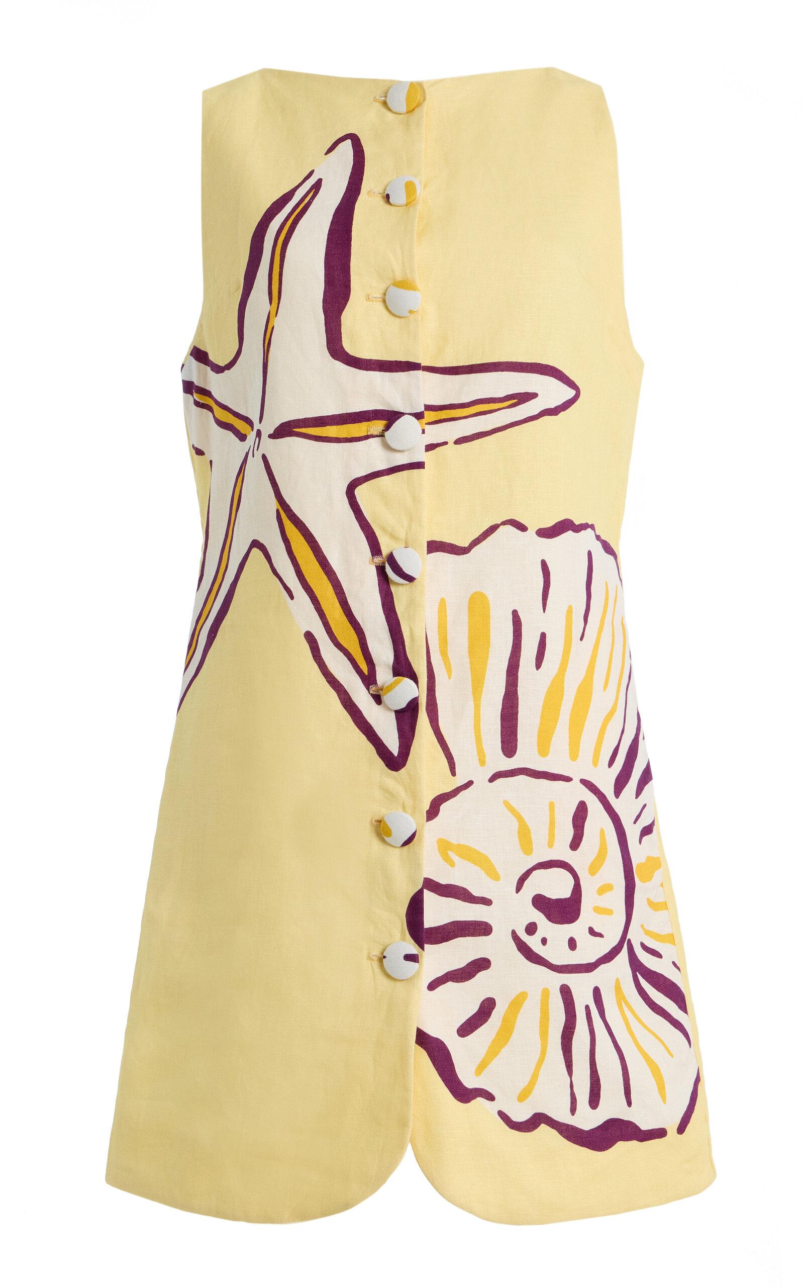 Cala de la Cruz Rhoda Linen Dress - Moda Operandi by CALA DE LA CRUZ