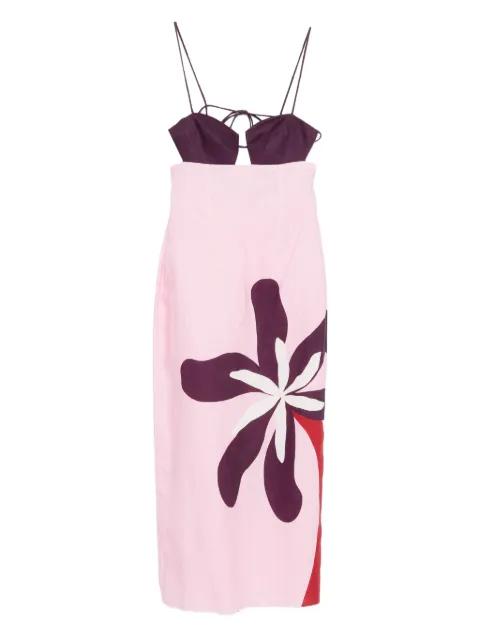 Firenze floral dress by CALA DE LA CRUZ