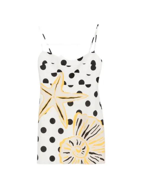 Lucca polka-dot mini dress by CALA DE LA CRUZ