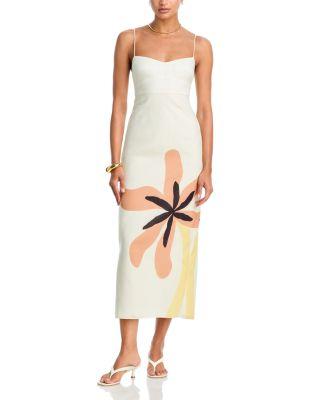 Paloma Linen Dress by CALA DE LA CRUZ