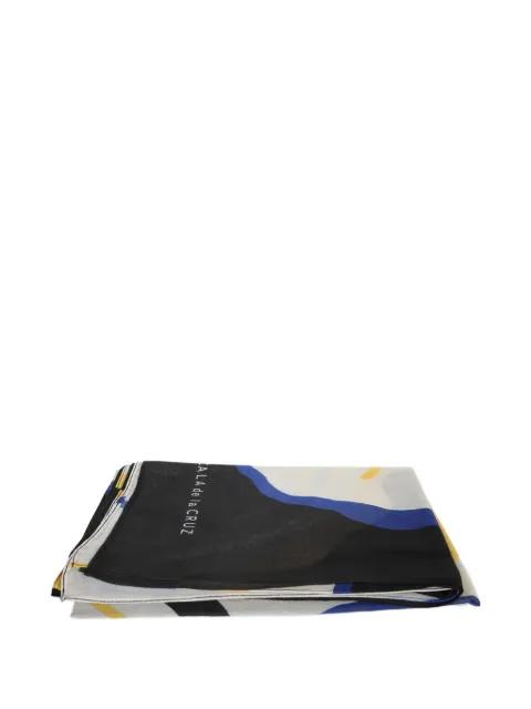 abstract-print scarf by CALA DE LA CRUZ