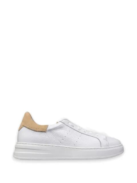 panelled leather sneakers by CALCE